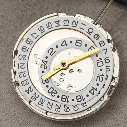 Dandong automatic watch with 24-hour display, date at 3 o'clock, multifunctional dial in stainless steel case