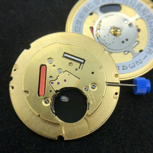 ETA F07.111 Swiss quartz watch movement with 3 hands and date display at 3 o?clock by Original ETA