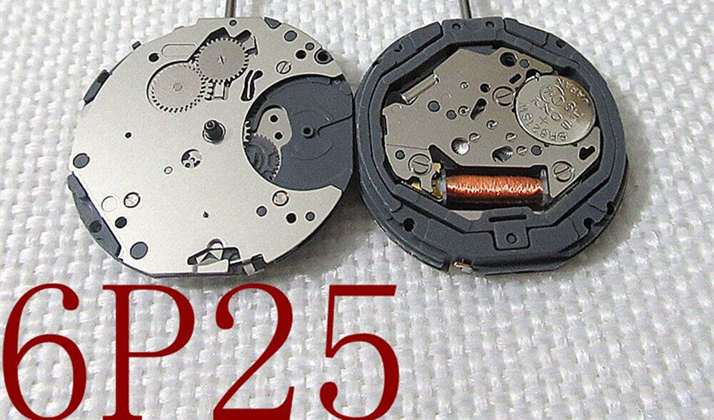 Miyota 6P25 quartz watch movement for repair, precise replacement part 6325, reliable timekeeping by Miyota