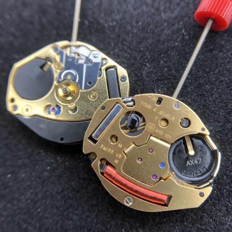 Original ETA902.101 watch quartz movement, Swiss-made 3 hands replacement by ETA, ideal for precise timekeeping.