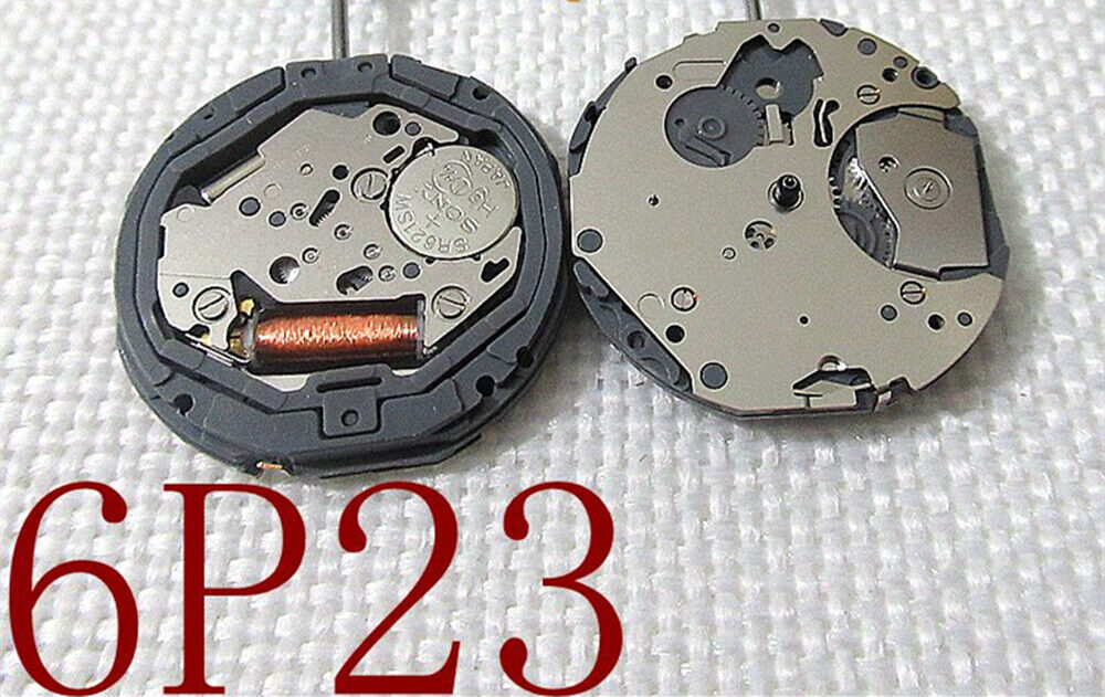 Miyota 6P23 quartz watch movement with 5 hands, precision Japanese craftsmanship for accessories.