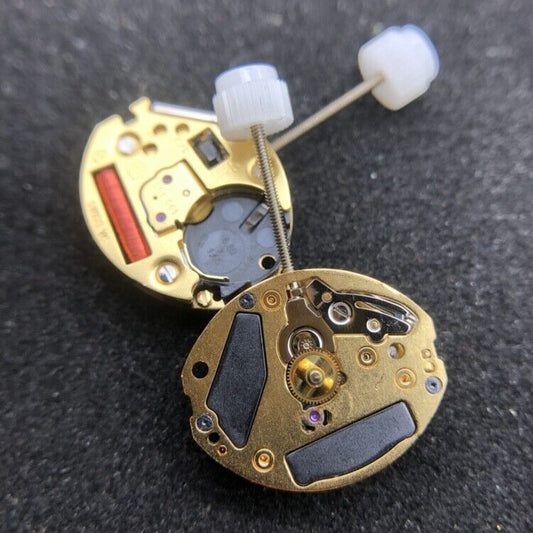 ETA901.001 Swiss quartz watch movement with 2 hands, replacement for 901.005 models by ETA