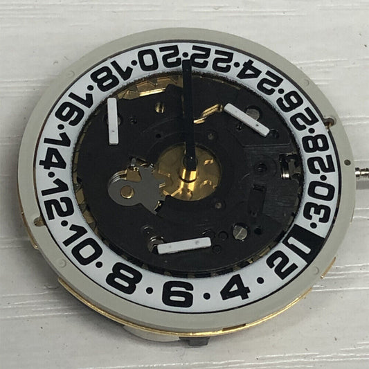 ISA 8172 Date At 6 watch with quartz movement, precision maintenance replacement by ISA brand.