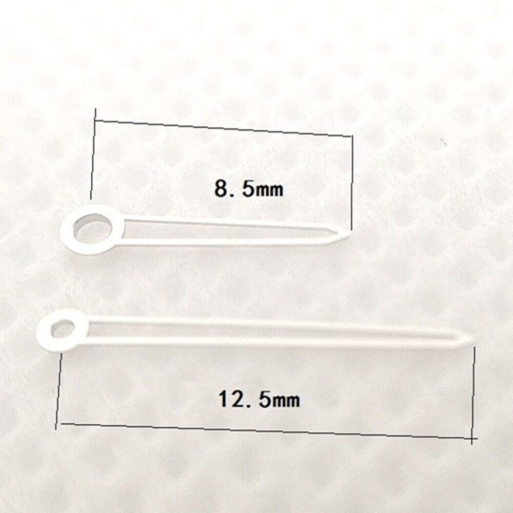 12.5mm silver trim watch hands by Hattori for Epson VJ20 quartz movement, precise and stylish replacement.