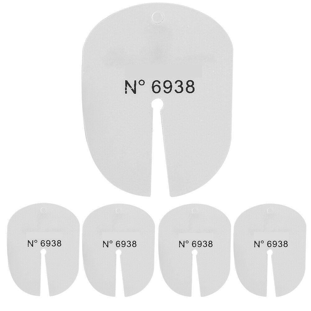 Set of 5 watch dial protector pads for safely removing and changing watch hands, durable accessory.