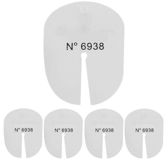 Set of 5 watch dial protector pads for safely removing and changing watch hands, durable accessory.