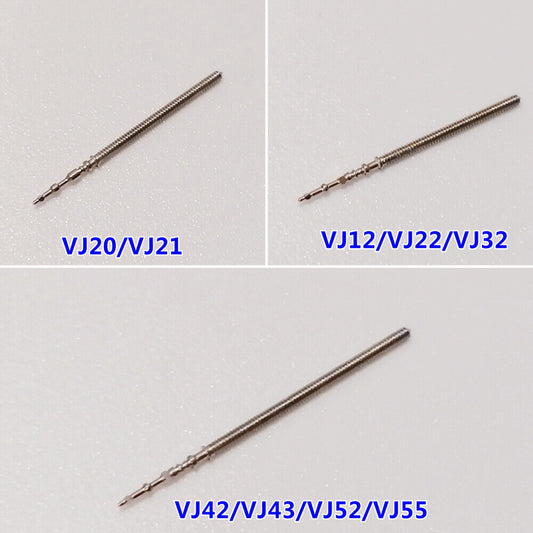 10pcs Epson watch winding stems compatible with VJ20-VJ55 models for precise time adjustment.