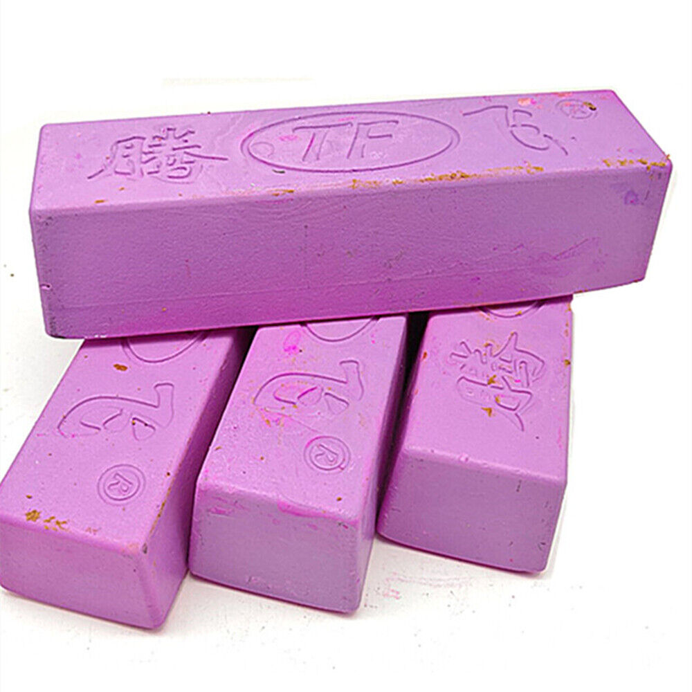 Pink stainless steel polishing compound for jewelry and watch repair enhancing shine and finish