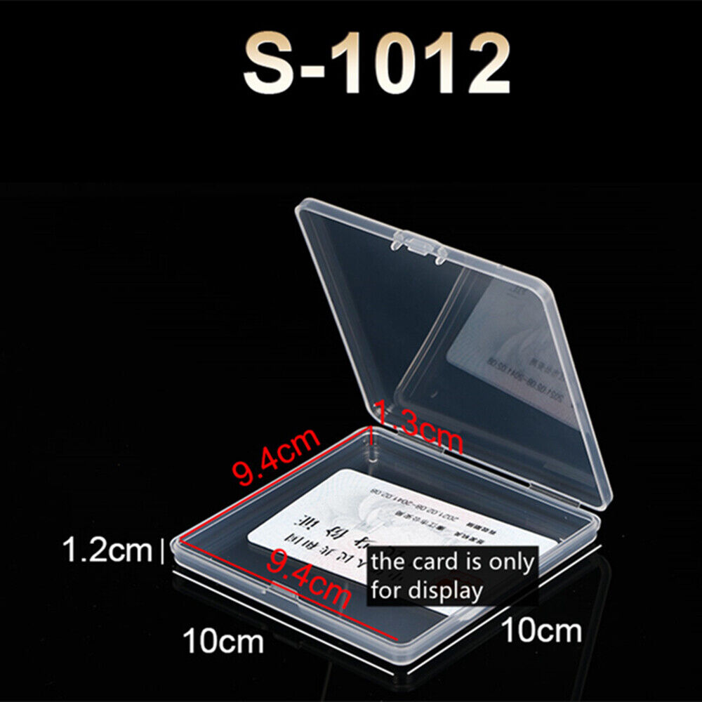Compact 5pcs mini square storage containers, 1.2x10x10cm, ideal for organizing small watch accessories.