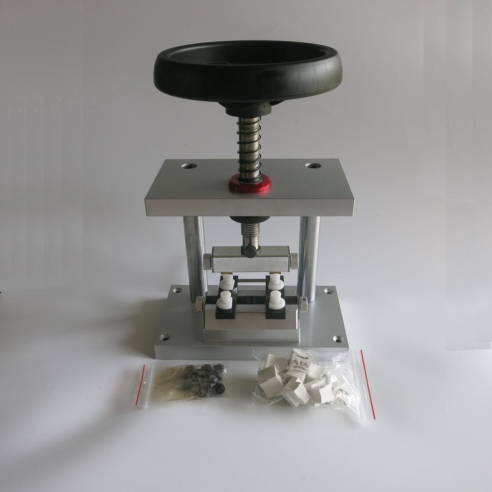 Bench type screw back watch case opener machine by BenchMaster, ideal for precise watch repairs.