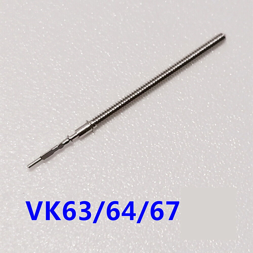 Set of 5 watch winding stems for Hattori Epson TMI VK63/VK64/VK67/VK68 movements, precision fit.