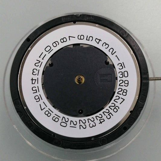 ETA G10.712 Swiss Made quartz watch movement with 3 hands and date function, precision craftsmanship.