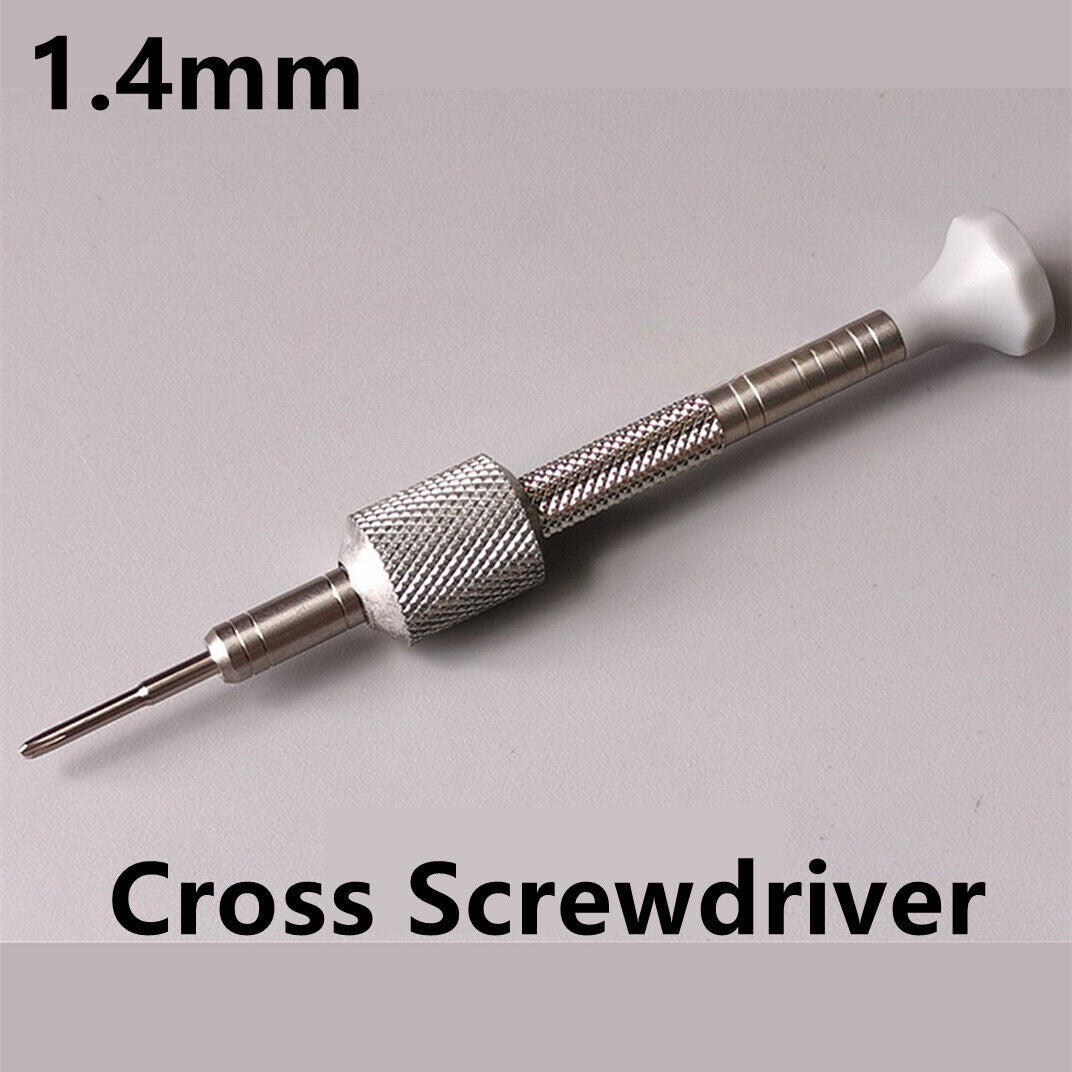 China-made 1.4mm drum barrel watch cross screwdriver, precise repair tool for watch accessories.