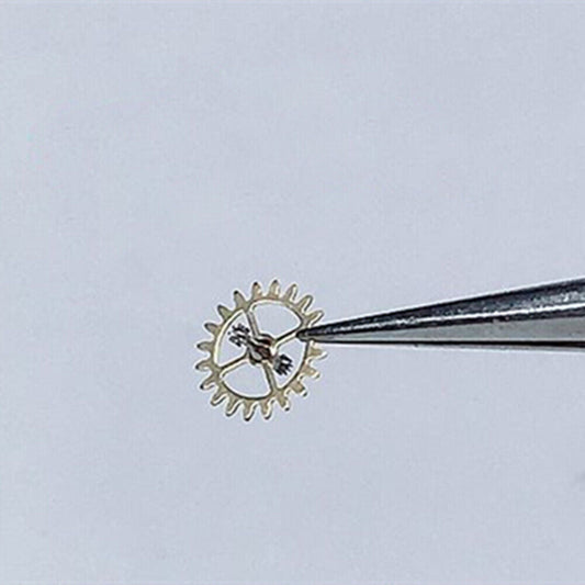 Original Omega 2300B/2202B movement axis corrector wheel, precision watch accessory for repair and maintenance.