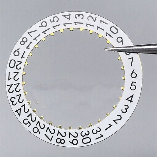 Omega 2500 Date Wheel replacement part, original disk for precise watch movement function at 3 o'clock.