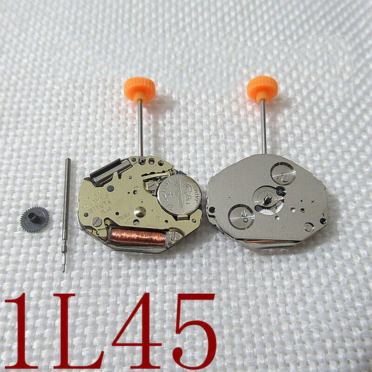 Replacement Miyota 1L45 Japan quartz watch movement with date at 6, high-quality Japanese watch part