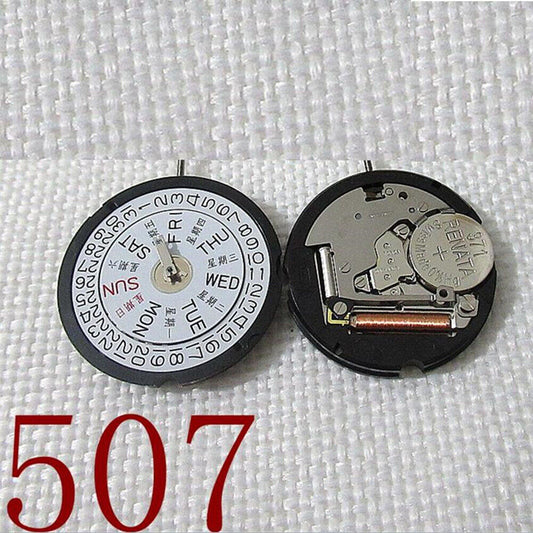 Ronda 507 quartz watch movement for precise timekeeping in watch repairs