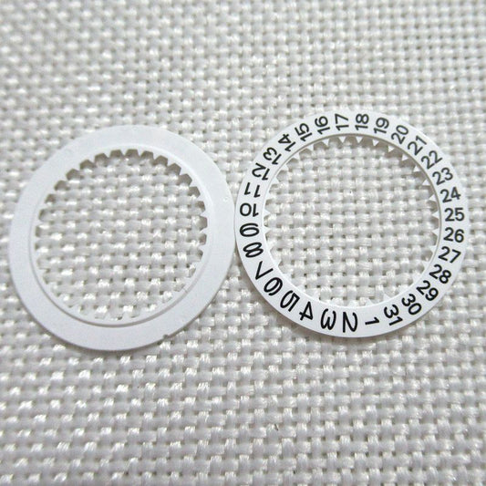 Watch part date disk wheel with date at 3 o'clock for YN55 YN56 movements, brand compatible.