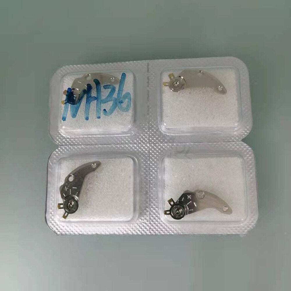 Watch balance wheel splint for NH35 NH36 movement repair, high-quality spare part for precise timekeeping.