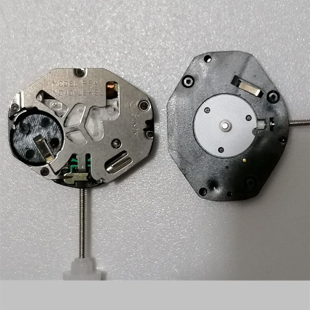 Sunon PE41 quartz watch movement with 2 hands and small second, precise timekeeping accessory.