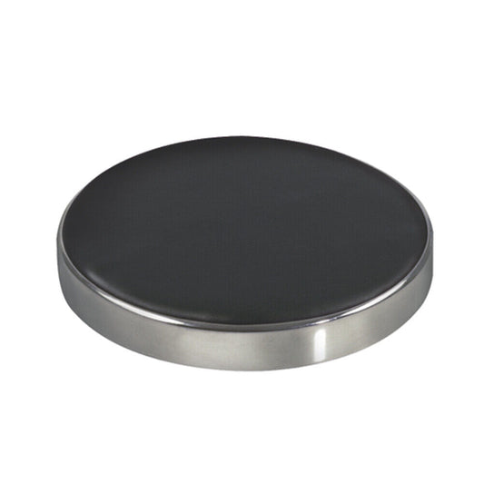 Horotec MSA09.304 watch case cushion with chromed metallic ring, 75mm diameter, 13mm height for secure watch handling.