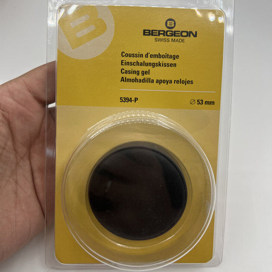 Bergeon 5394-PG synthetic watch case cushion, 80mm, ideal for watchmakers' precise casing support.