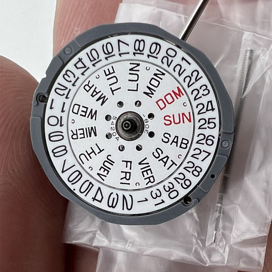 Miyota 1L02 Japan quartz movement watch accessory with English dial, precise and reliable timekeeping.