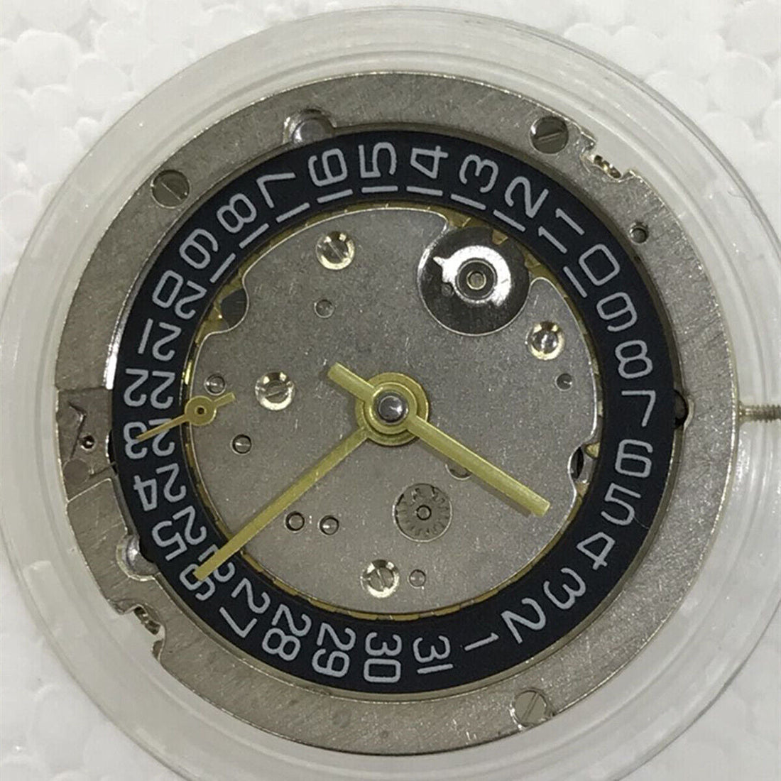 Seagull ST25 GMT watch movement with 3 hands and small second at 9, China made automatic mechanism.