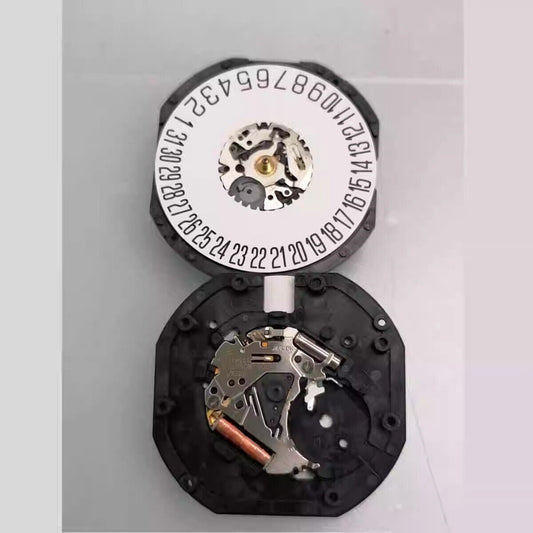 Hattori Epson VX62 quartz watch movement, precision Japan-made mechanism for accurate timekeeping.
