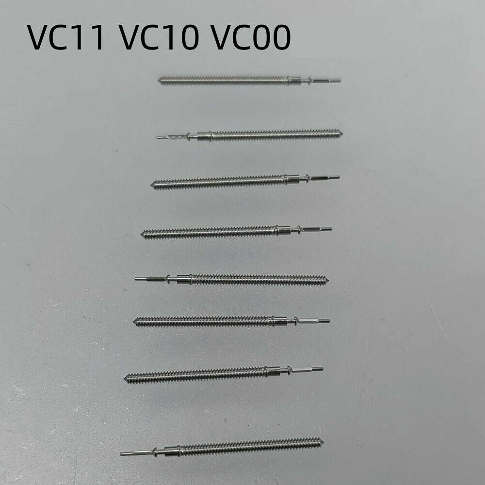1. Set of 10 watch winding stems for Hattori Epson TMI VC00 movement repair.  