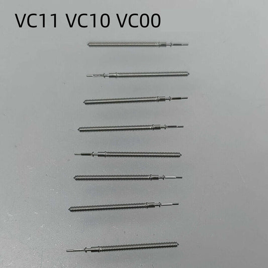 1. Set of 10 watch winding stems for Hattori Epson TMI VC00 movement repair.  