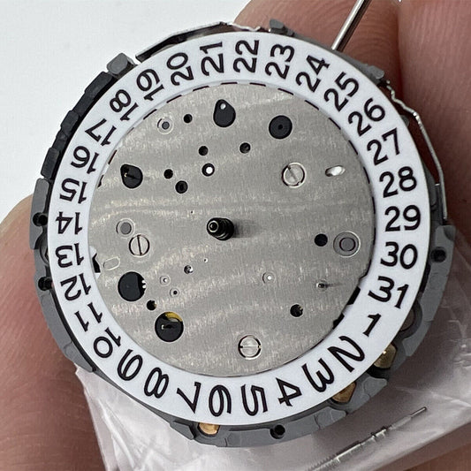 Miyota JS16 Japan Quartz movement watch with date display at 3 o?clock, stylish and precise timepiece.