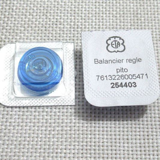Original Swiss Made ETA #254403 balance wheel for 2892 watch movement, precision-crafted for reliable timekeeping.