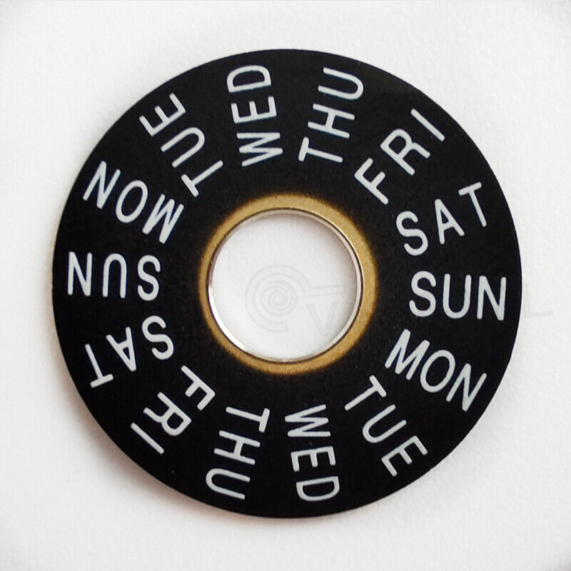 Black Week disk wheel for watch with China Made/ETA 7750 movement, compatible with various models, Generic brand.