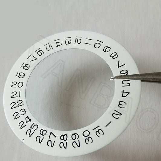 1. Date Disk Wheel overlay for watch 2813 8215 2836 movement with date at 9 o'clock,.  