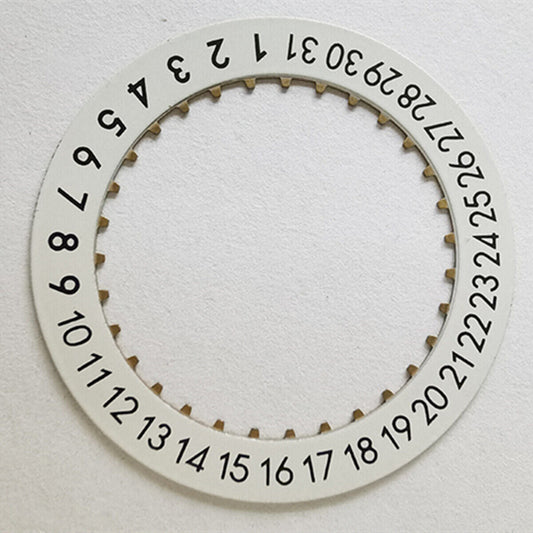 OM Font Date Disk overlay for ETA 2824 watch, date wheel at 6 o'clock, precision fit accessory