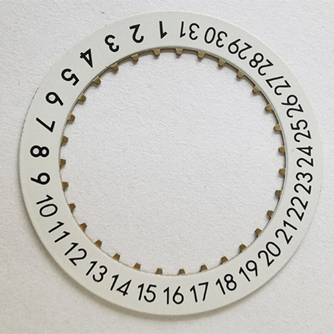 OM Font Date Disk overlay for ETA 2824 watch, date wheel at 6 o'clock, precision fit accessory