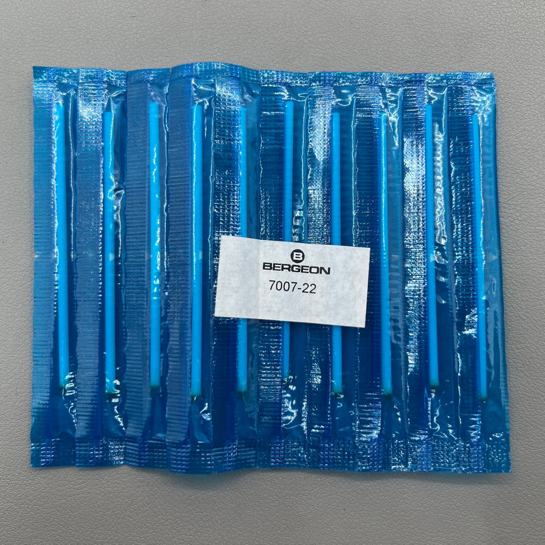 1. Bergeon 7007-22 cleaning swabs set with adhesive tips for precise watch maintenance.  