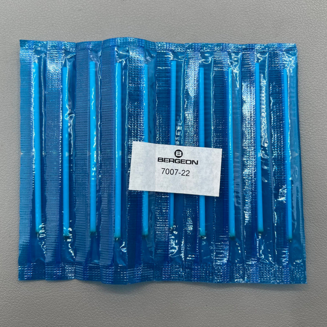 Set of 10 Bergeon 7007-22 adhesive cleaning pads for precision watch maintenance
