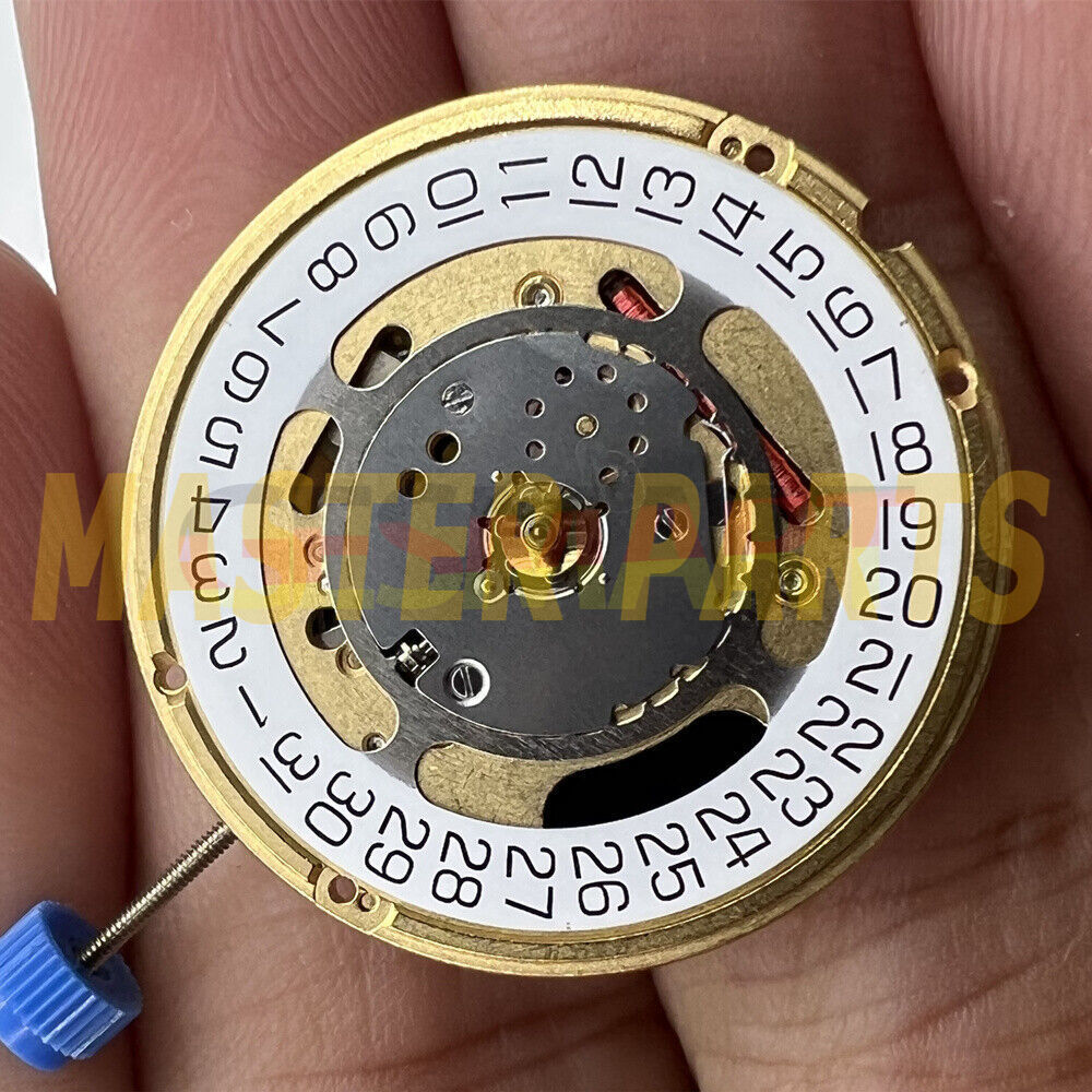 Original ETA F06.412 quartz watch movement, replacing 955.112, for precise timekeeping.