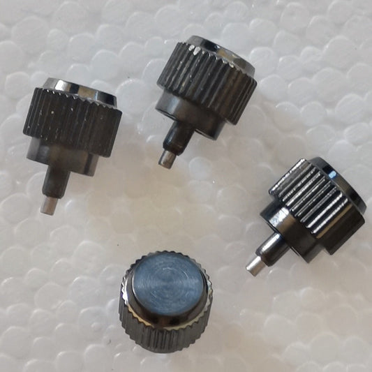 Original Japan-made Seiko V157A watch crown replacement part for precise time adjustment