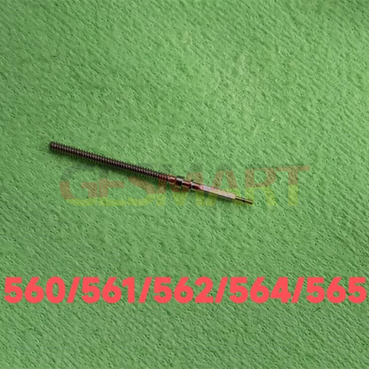 Omega watch winding stem spare part for models 560-565, precise fit and durable replacement.