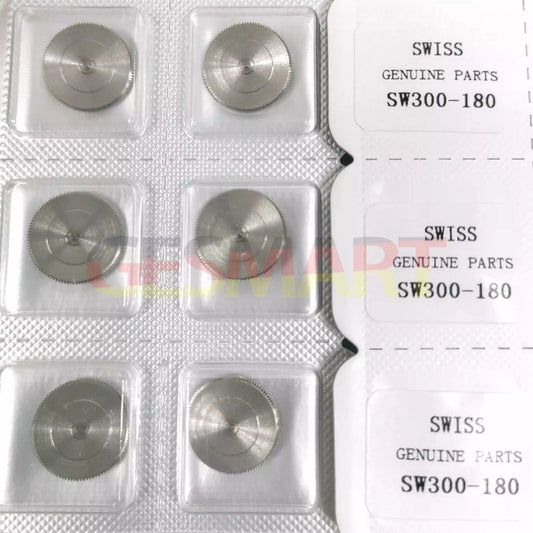 Barrel with complete mainspring for Swiss SW300 movement, precision part by SW300 brand.