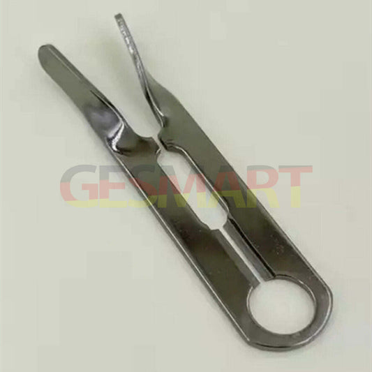 V-slot stainless steel watch roller remover tool for repair, compatible with 2810 models.
