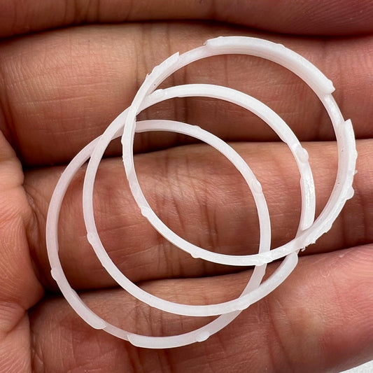 Plastic 3.2mm spacer ring cushion mount for ETA 2824/2836/2846 watch movements, precision fit.