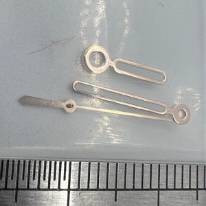 Green Luminous Rose Golden Trim Watch Hands Sets for NH35A/NH36A Movement