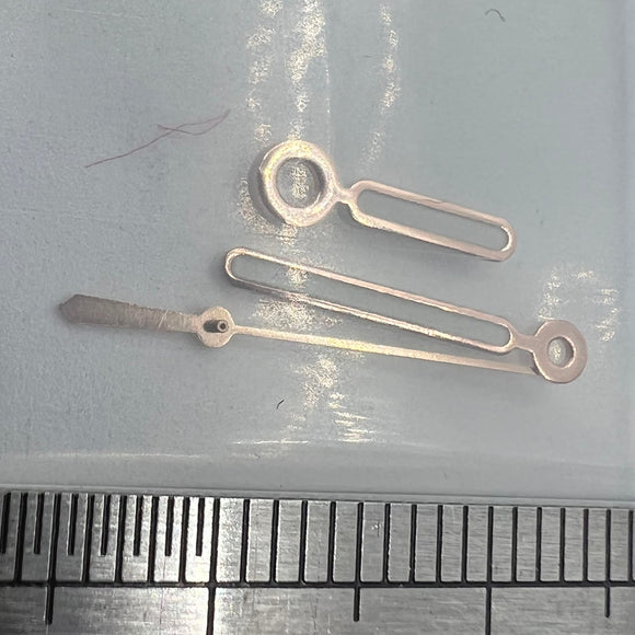Green Luminous Rose Golden Trim Watch Hands Sets for NH35A/NH36A Movement