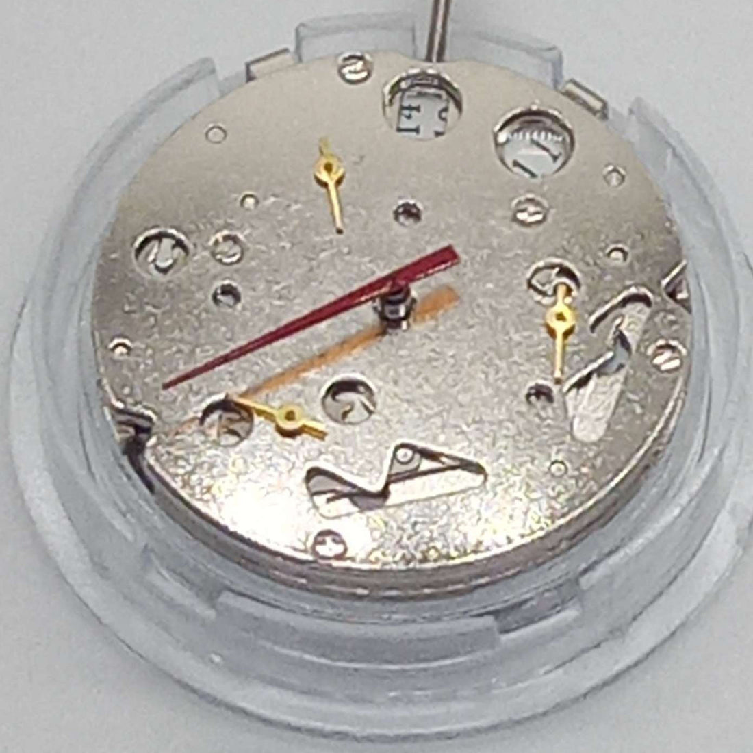 Seagull ST16 mechanical movement watch part with small second hands at 2, 6, and 10 o'clock, China made.
