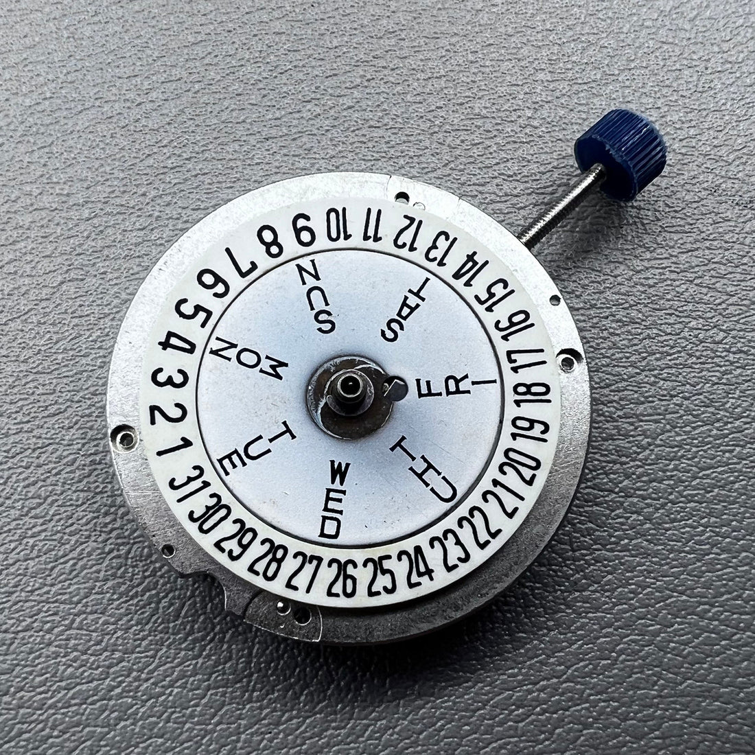 Swiss RONDA MATIC 1239 manual winding watch movement components for precision repair.