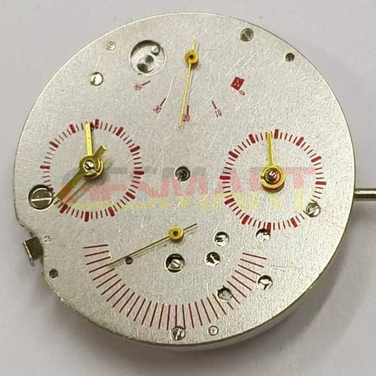 Seagull ST25 watch accessory showcasing automatic mechanical movement with dual time zone features.